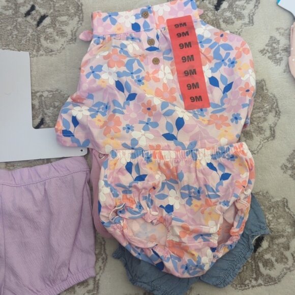 Carter's 5pcs Baby top and shorts set (9months) - Picture 7 of 7